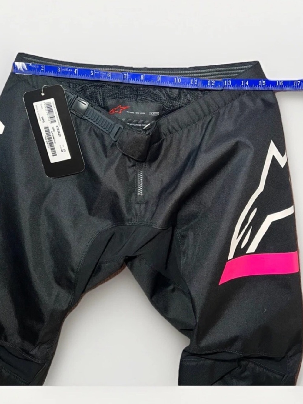 Alpinestars Stella Fluid Chaser Pant Black/Pink Fluo 32 NWT Women’s 32 L EUR 48 - Picture 3 of 9